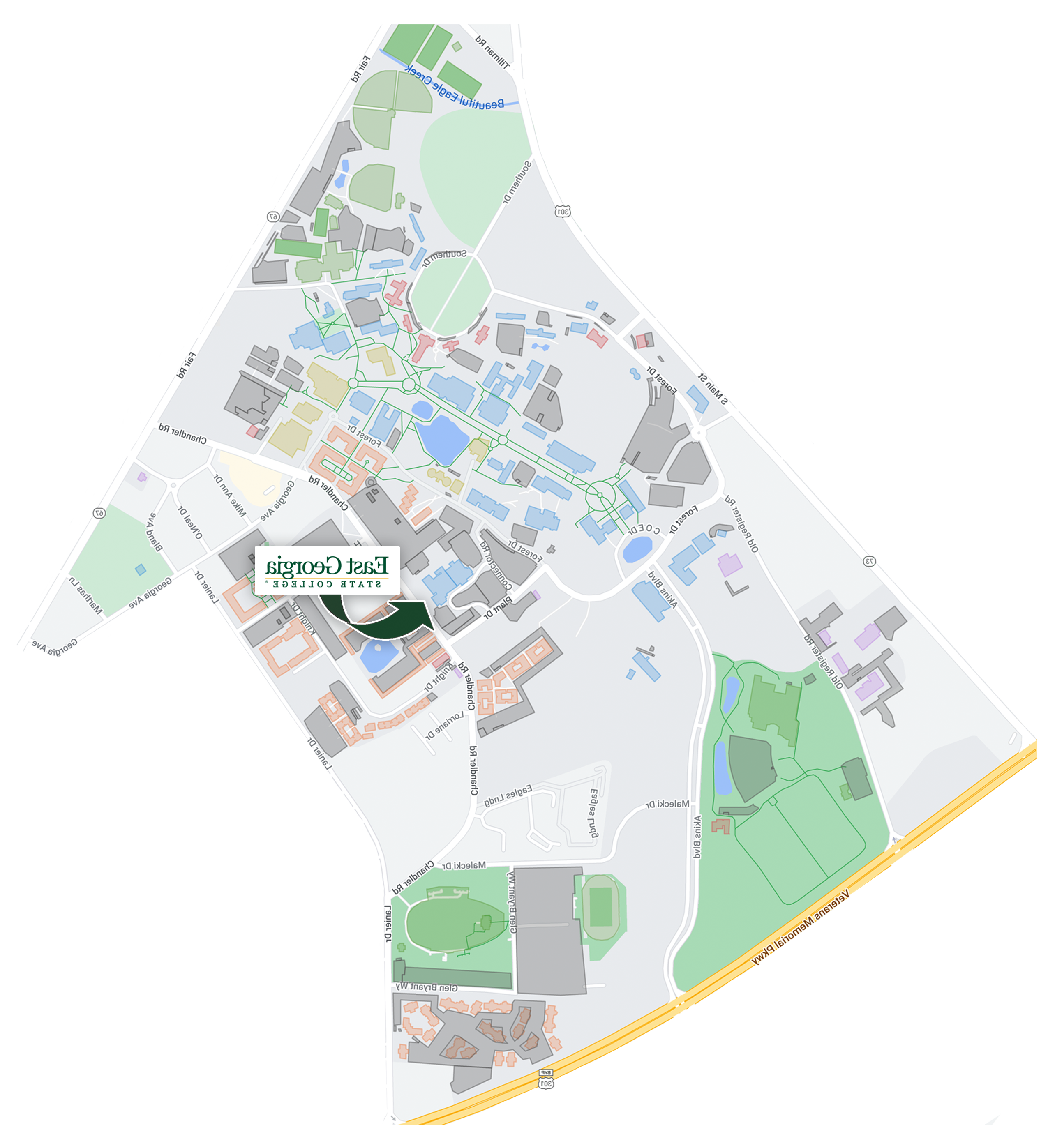 EGSC-Statesboro地图